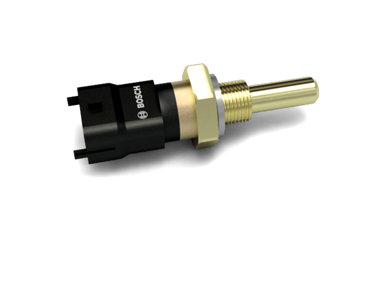 Temperature sensor for a wide temperature range