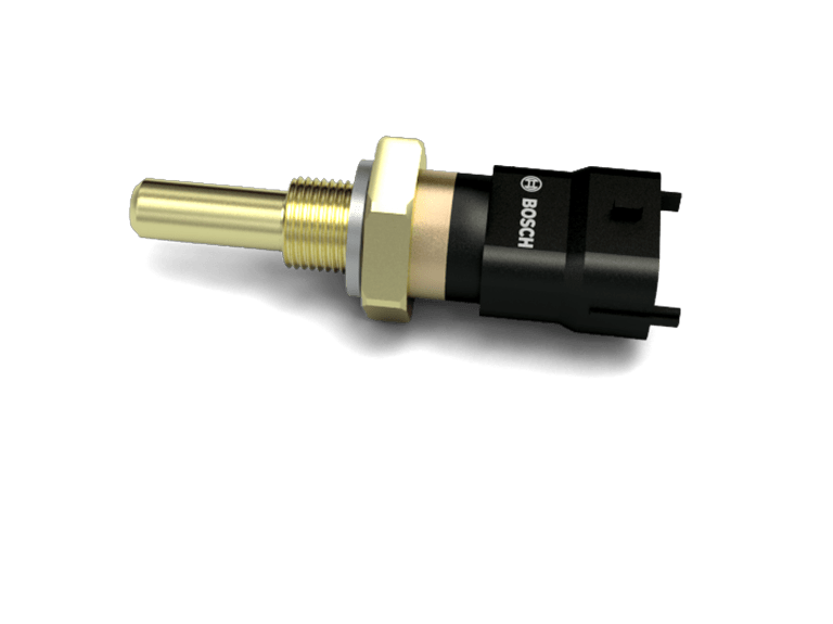 Temperature sensor for a wide temperature range