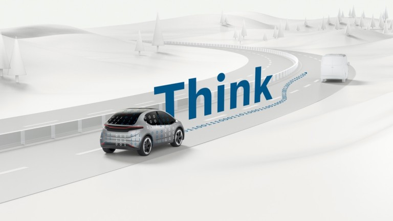 Sense Think Act Three steps toward automated driving