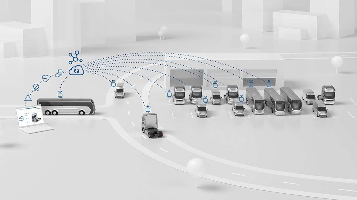 Truck connectivity control unit