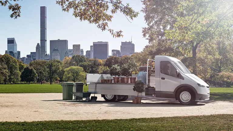 Approximately three-fourths of all commercial vehicles in Germany are small vans. Approximately three-fourths of all commercial vehicles in Germany are small vans.