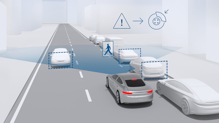 Adaptive cruise control for passenger cars